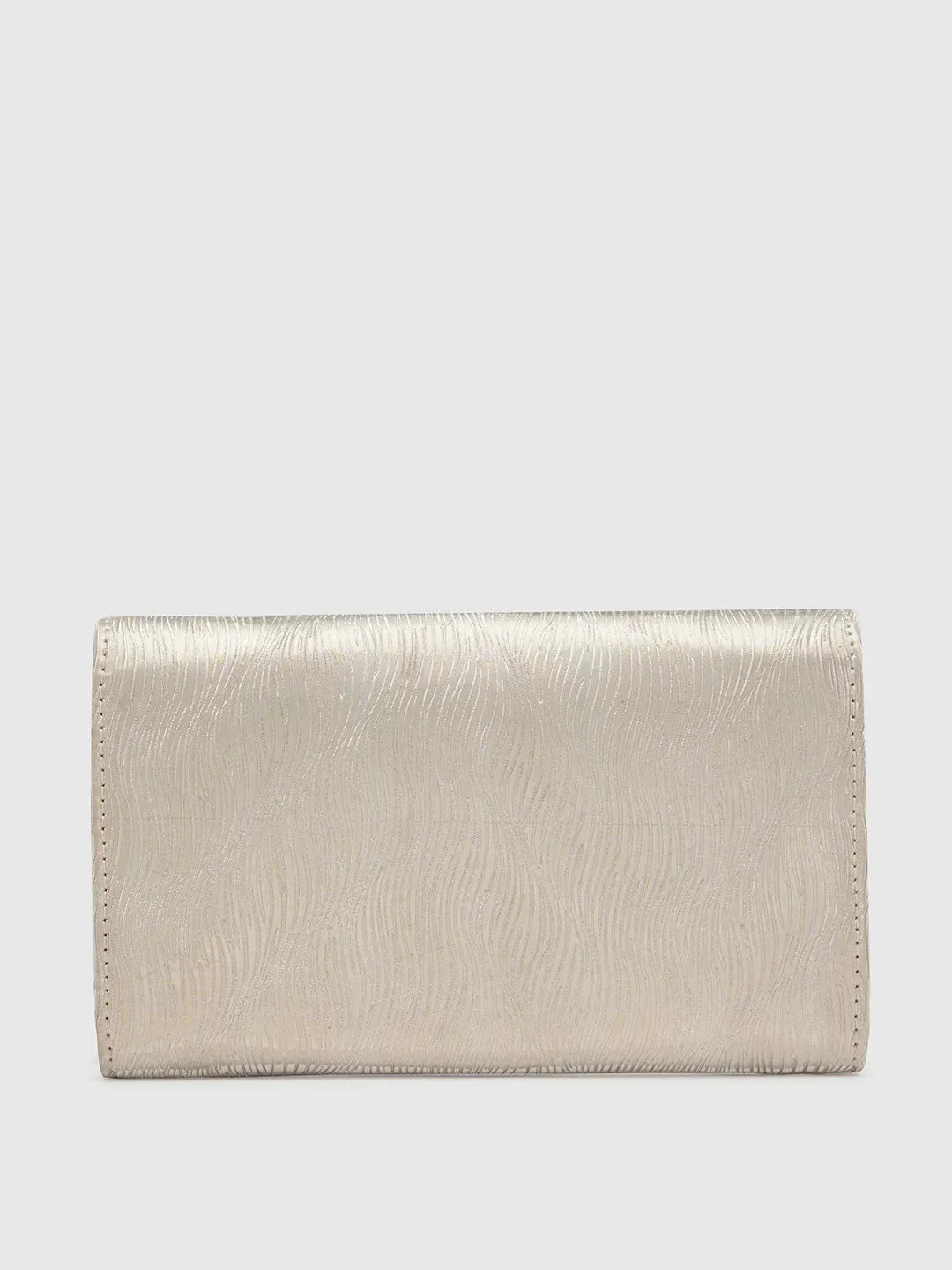 Caprese Eryka Medium Light Gold Clutch