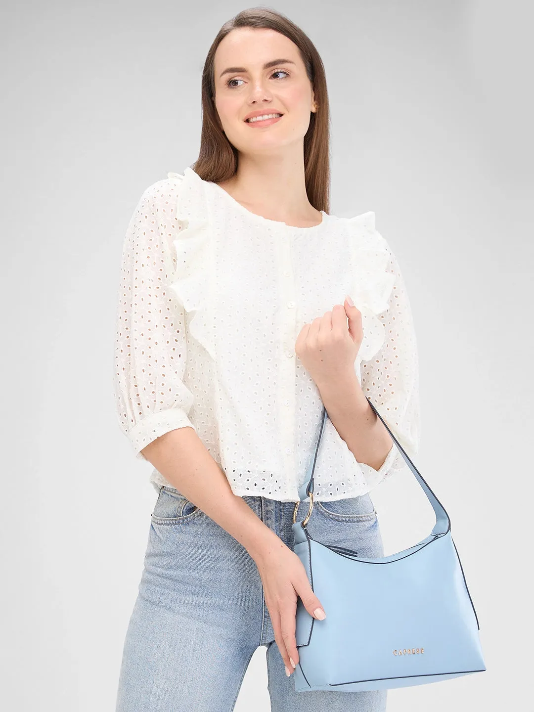 Caprese Olbia Medium Powder Hobo Bag