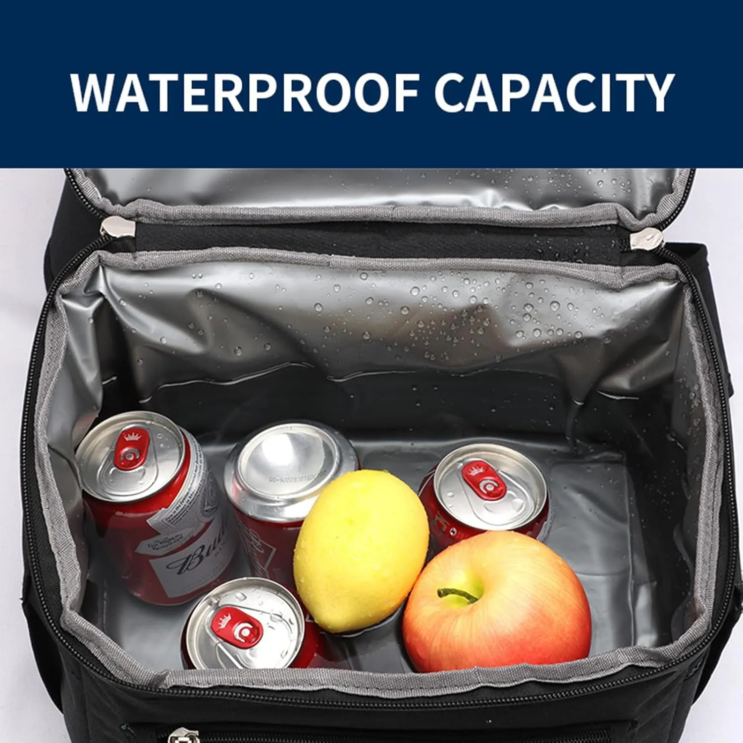 Car Camping Coolers for Peugeot 2008/3008/4008/5008/Partner/Rifter/Bipper, Waterproof Portable Cooler, Leak Proof Picnic Insulated Bag, Ultra-Light Premium Ice Chest Box,E-Blue