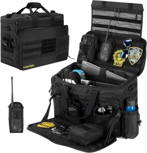 Car Front Seat Organizer | 45L size 17" laptop compatible | Tactical Briefcase | Military Briefcase | Military Duffle for patrol, Gym, Camping, Hunting, Hiking, Range | DIY space