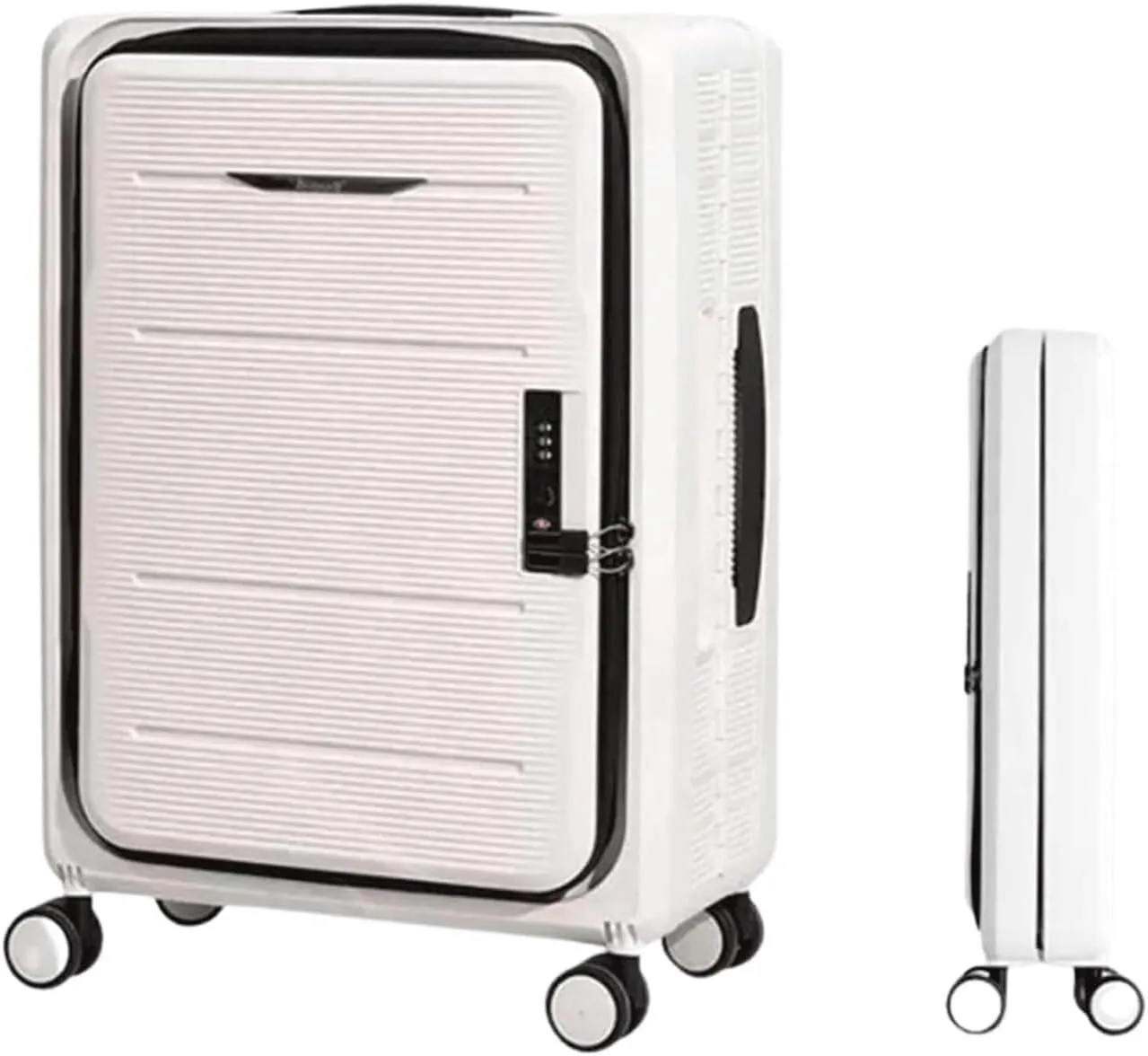 Carry On Luggages Suitcase Foldable Suitcases Adjustable Trolley Carry On Luggage Front Open Universal Wheel Luggage Suitcases(D-20 in
