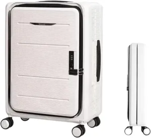 Carry On Luggages Suitcase Foldable Suitcases Adjustable Trolley Carry On Luggage Front Open Universal Wheel Luggage Suitcases(D-20 in