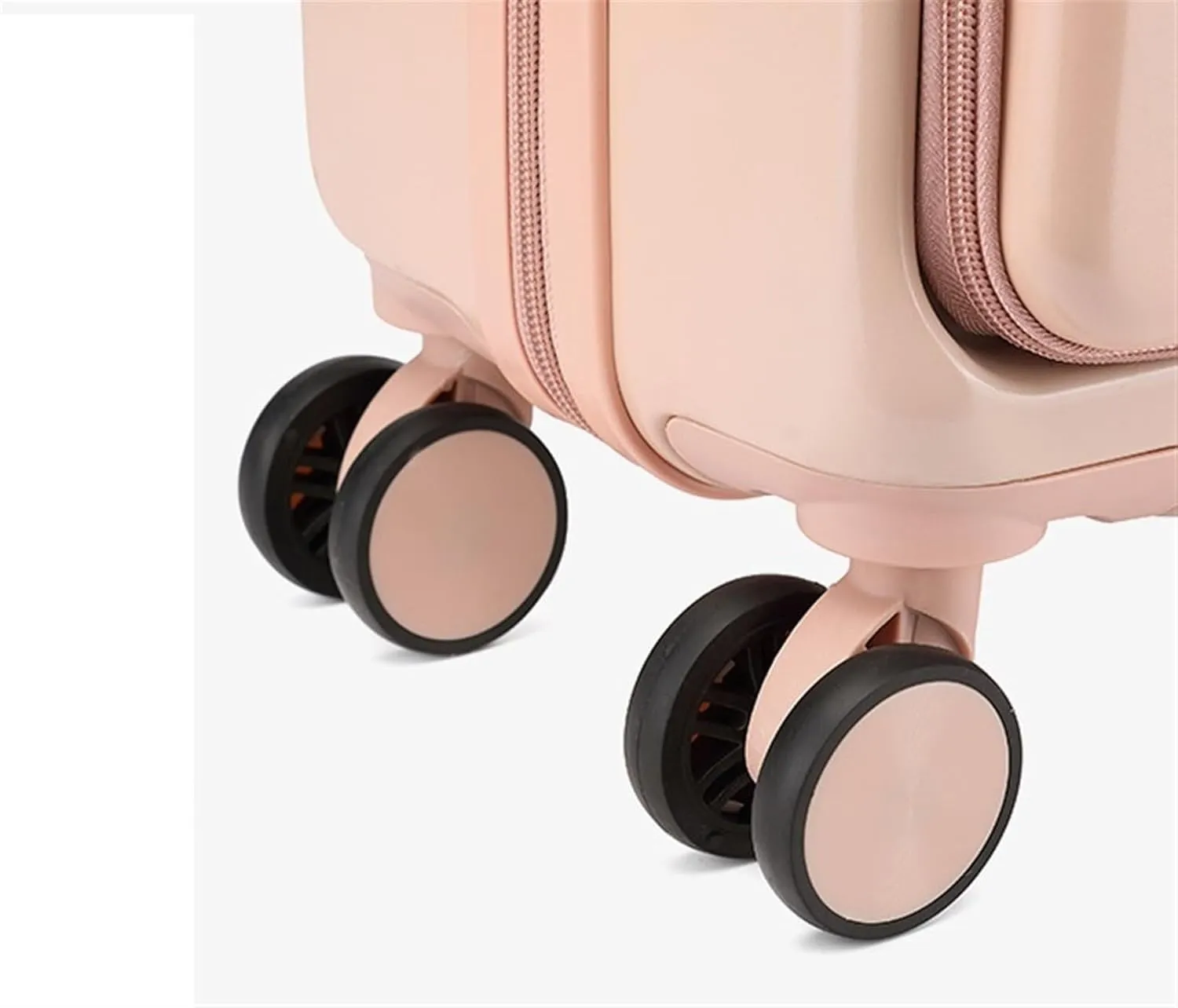 Carry On Luggages Suitcase Front Opening Trolley Case Hardside Luggage Universal Wheel Suitcase Durable Luggage Suitcases (C-22in