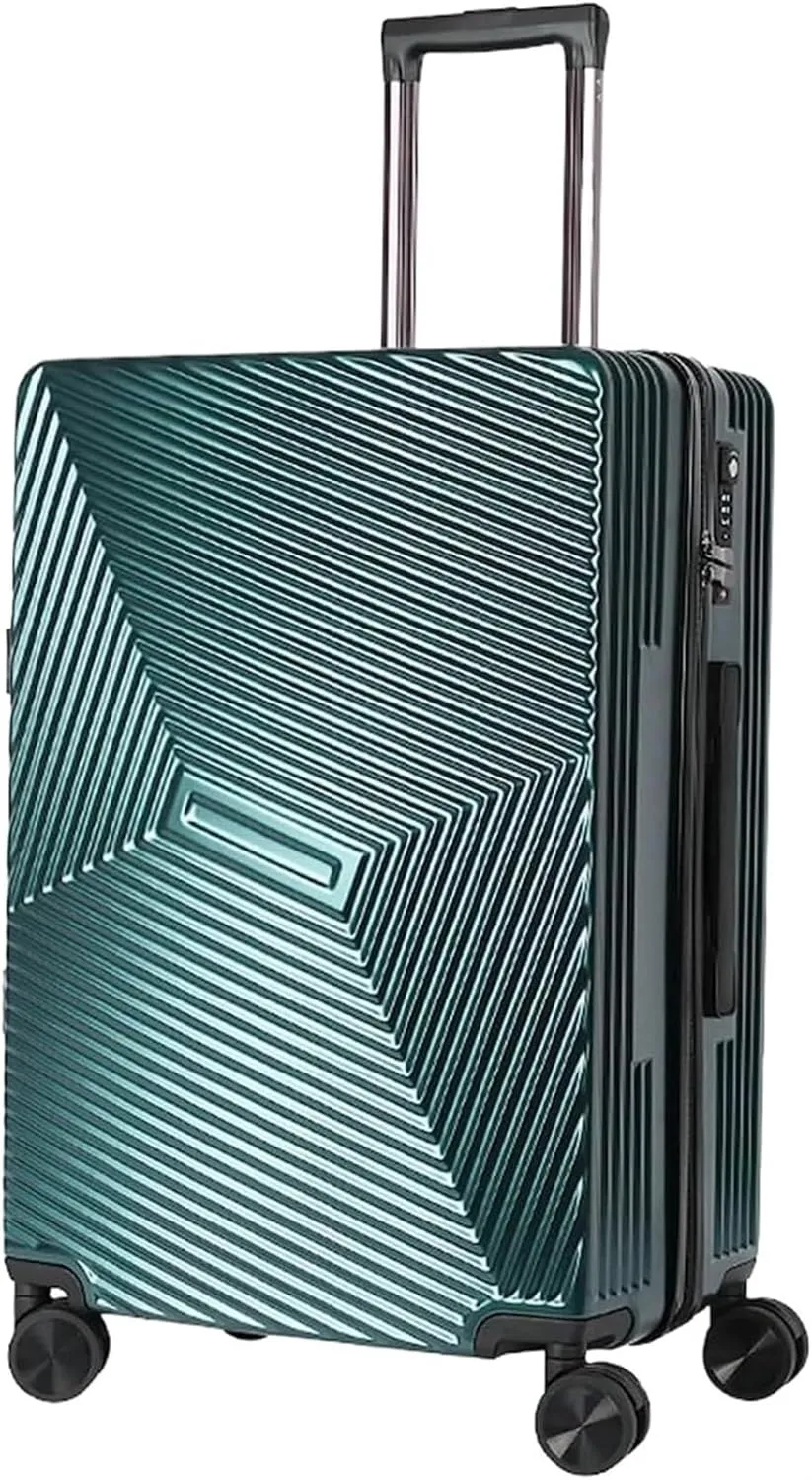 Carry On Luggages Suitcase Portable Luggage with Spinner Wheels Carry On Luggage Drop-Resistant TSA Locking Suitcase Luggage Suitcases (Green-20 in