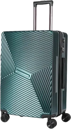 Carry On Luggages Suitcase Portable Luggage with Spinner Wheels Carry On Luggage Drop-Resistant TSA Locking Suitcase Luggage Suitcases (Green-20 in