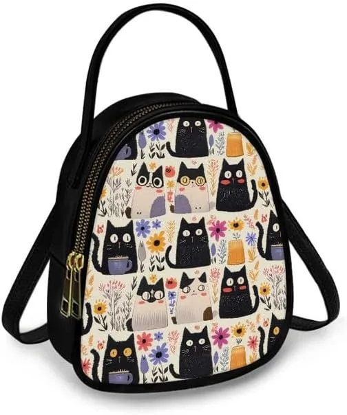 Cell Phone Purse Crossbody Bag for Women, Small Travel Purses Vegan PU Leather Top Handle Shoulder Handbag