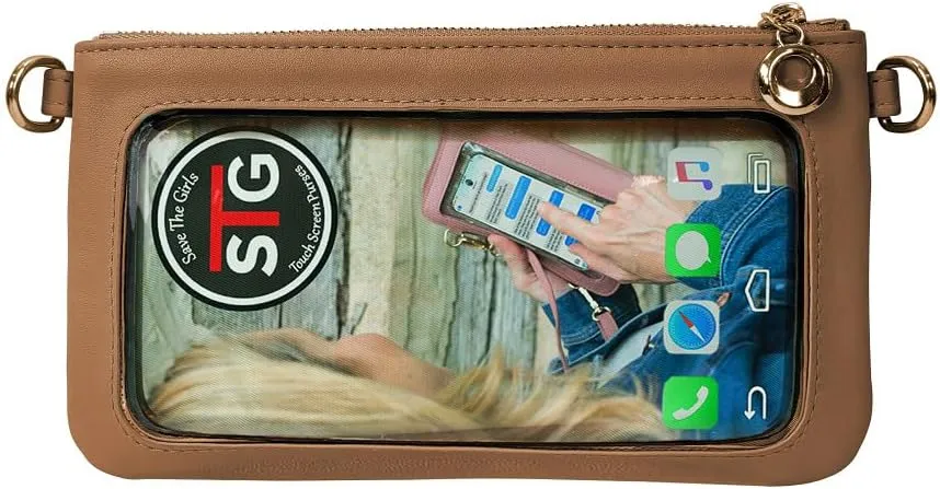 Cell Phone Purse - Touch Screen Women’s Crossbody Bag - Clutch Purses for Women (Bella)