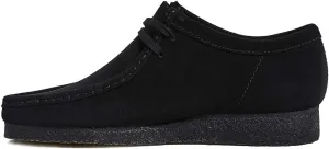 Clarks Men's Wallabee Moccasin, Black Suede, 120 M US