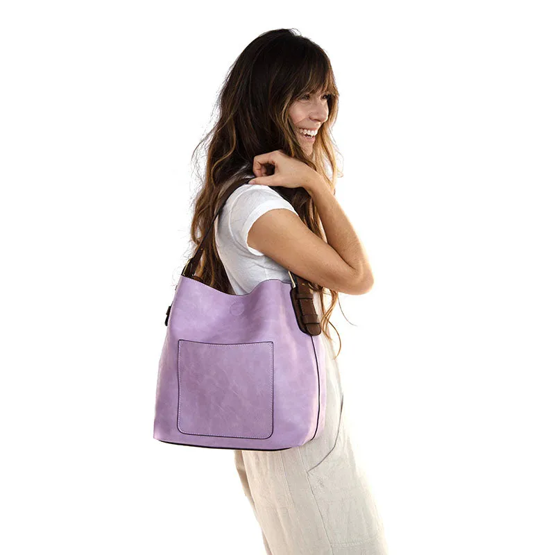 CLASSIC HOBO PURSE - Soft Purple
