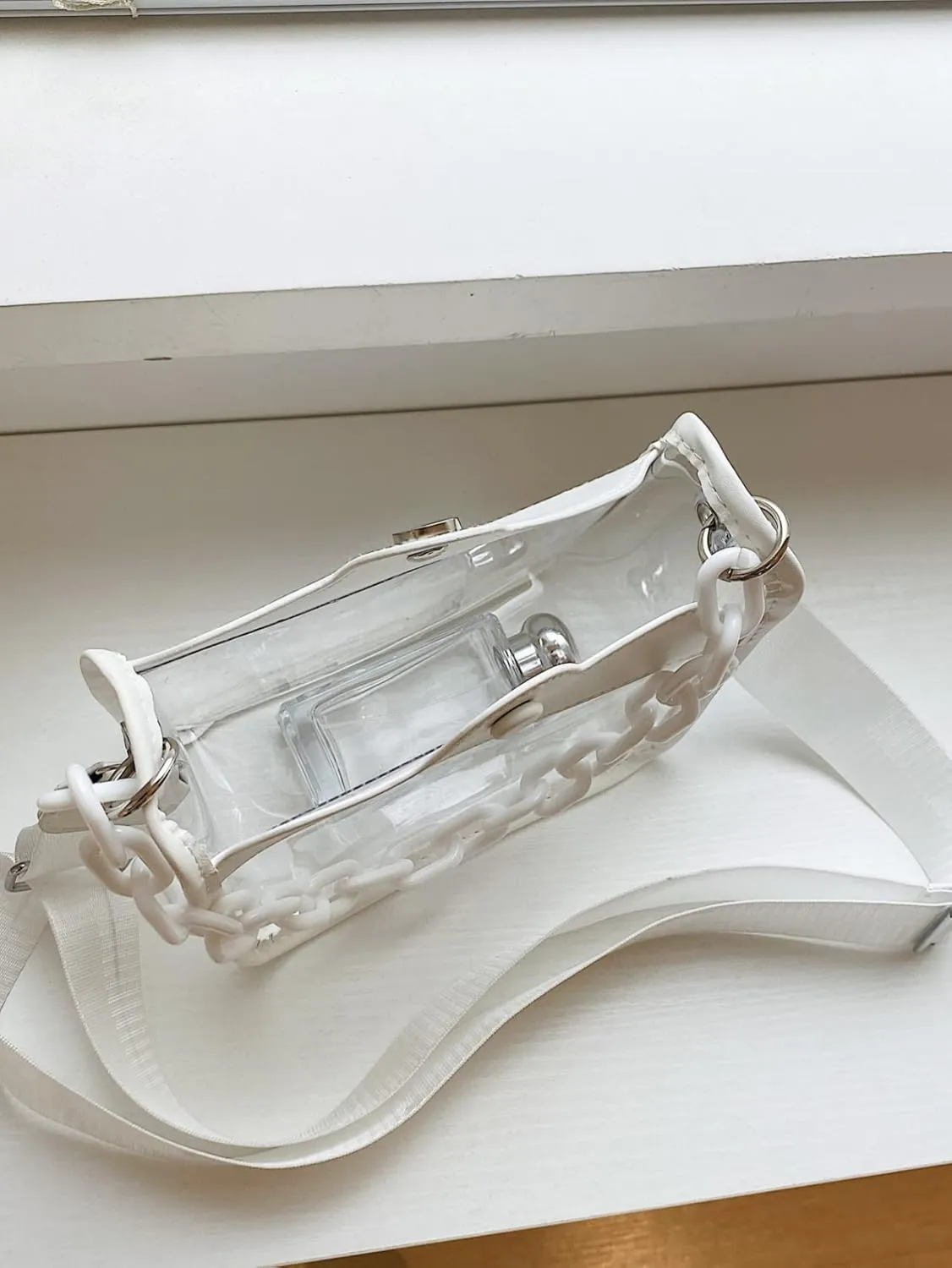 Clear Handbag - Concert & Stadium Approved, Shoulder & Crossbody Bag, Satchel & Hobo Style