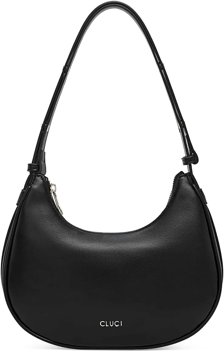 CLUCI Shoulder Bag,Purses for Women Dumpling Small Hobo Bags Vegan Leather Ladies Clutch with Adjustable Strap