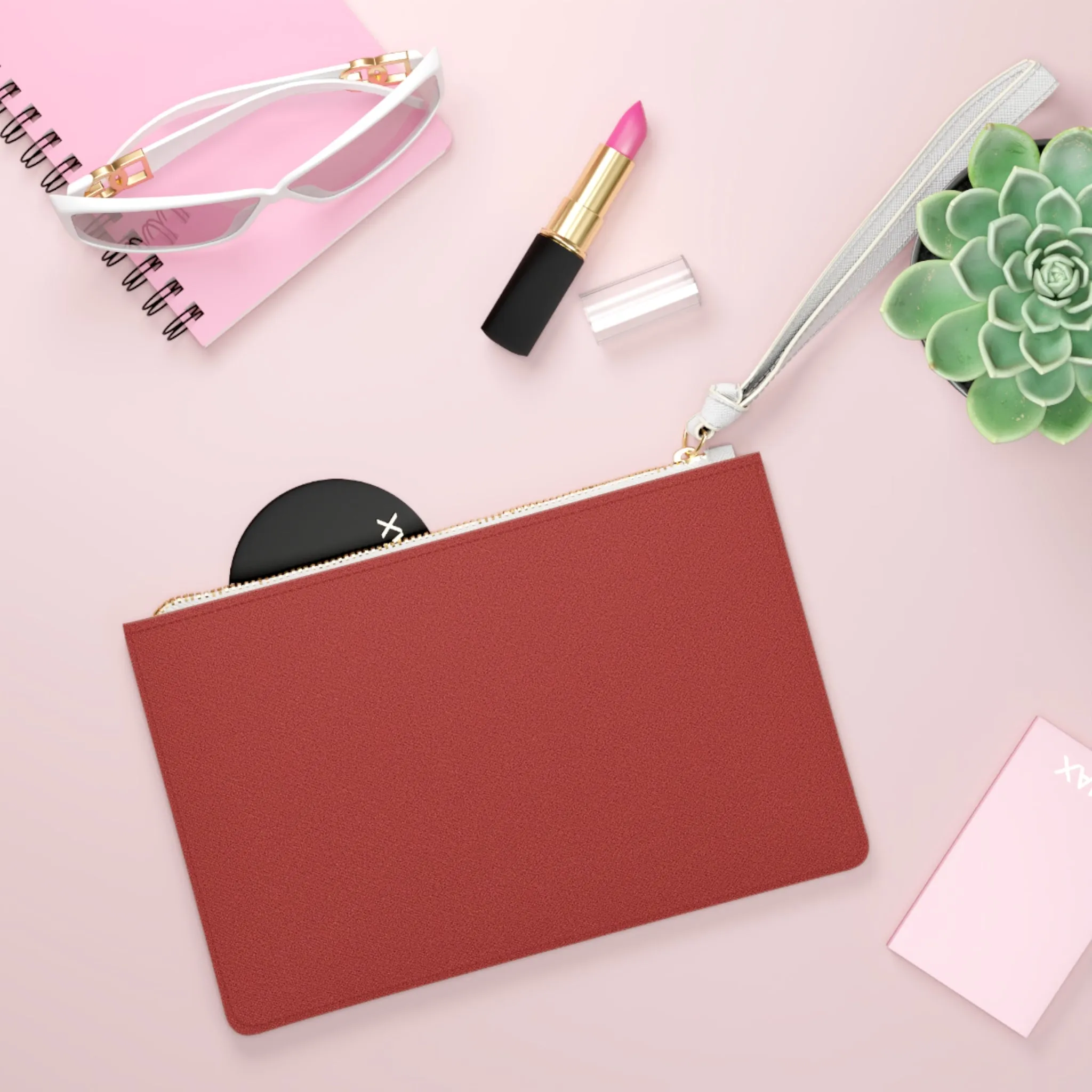 Clutch Bag - Minimalist Red