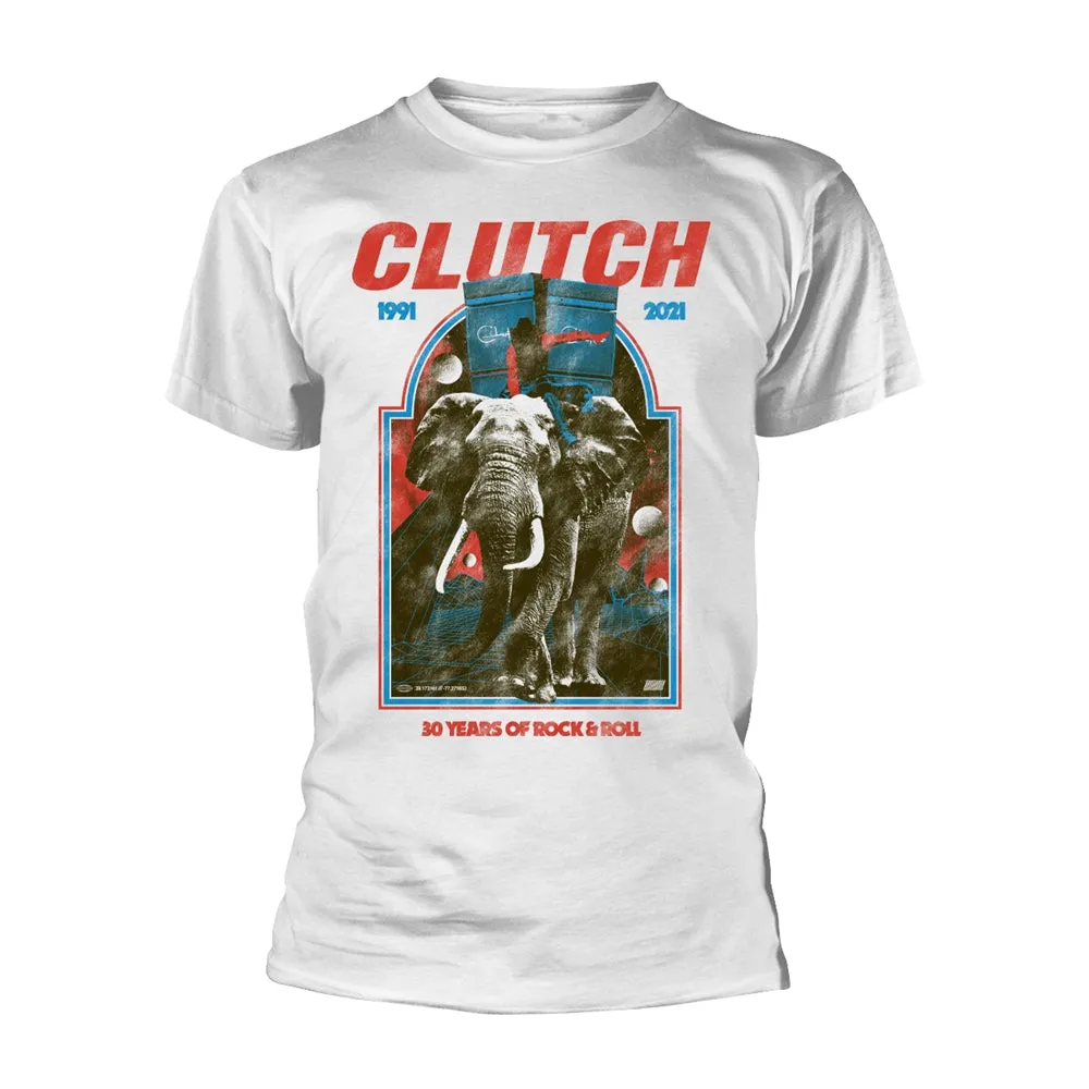 Clutch Elephant (White) T-Shirt