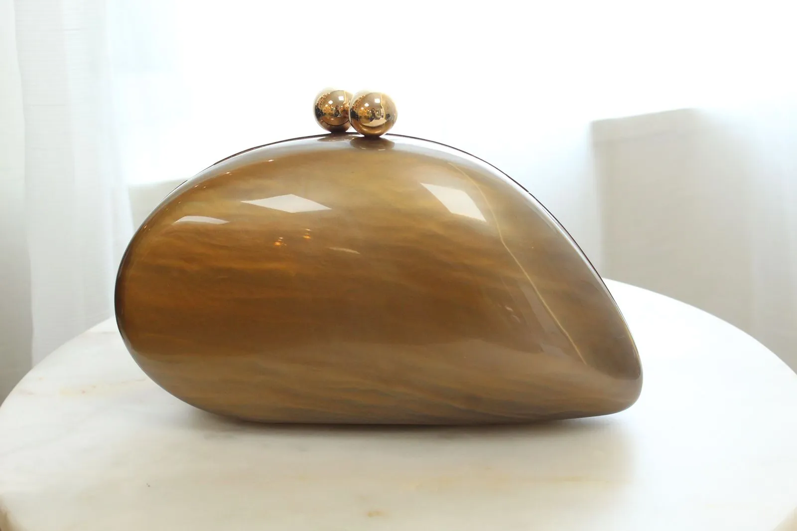 Clutch Perola Gold