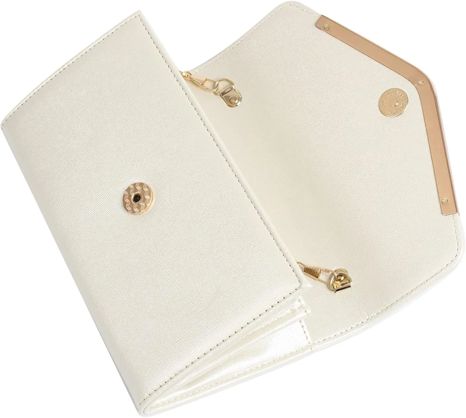 Clutch Purse Evening Bag for Women, Envelope Handbag With Detachable Chain for Wedding and Party