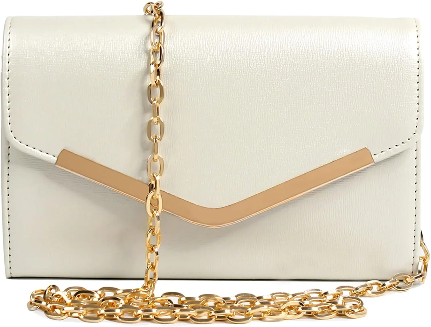 Clutch Purse Evening Bag for Women, Envelope Handbag With Detachable Chain for Wedding and Party