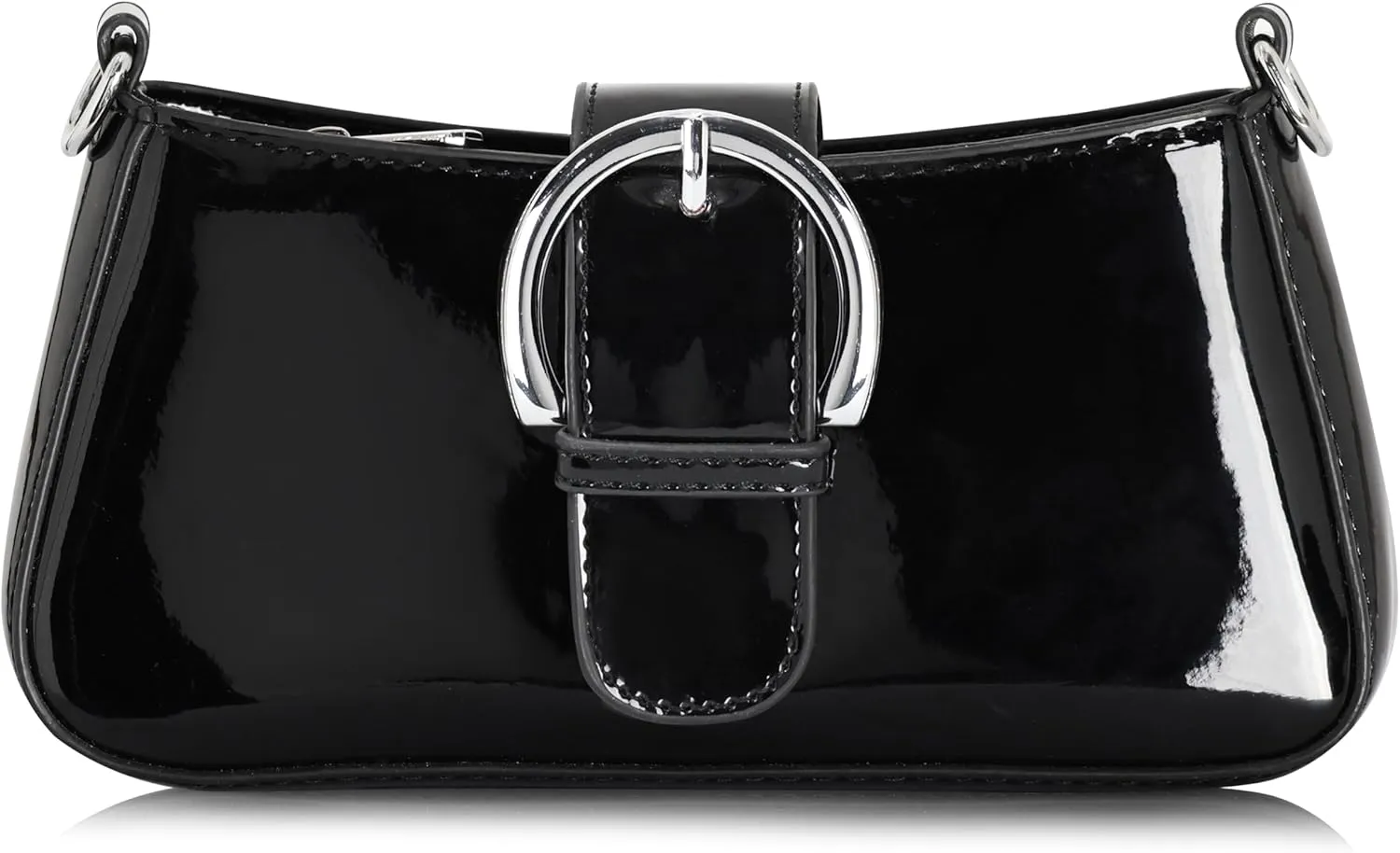 Clutch Purse for Women - Evening Purse Small PU Leather Shoulder Bag, Designer Zipper Close Handbag