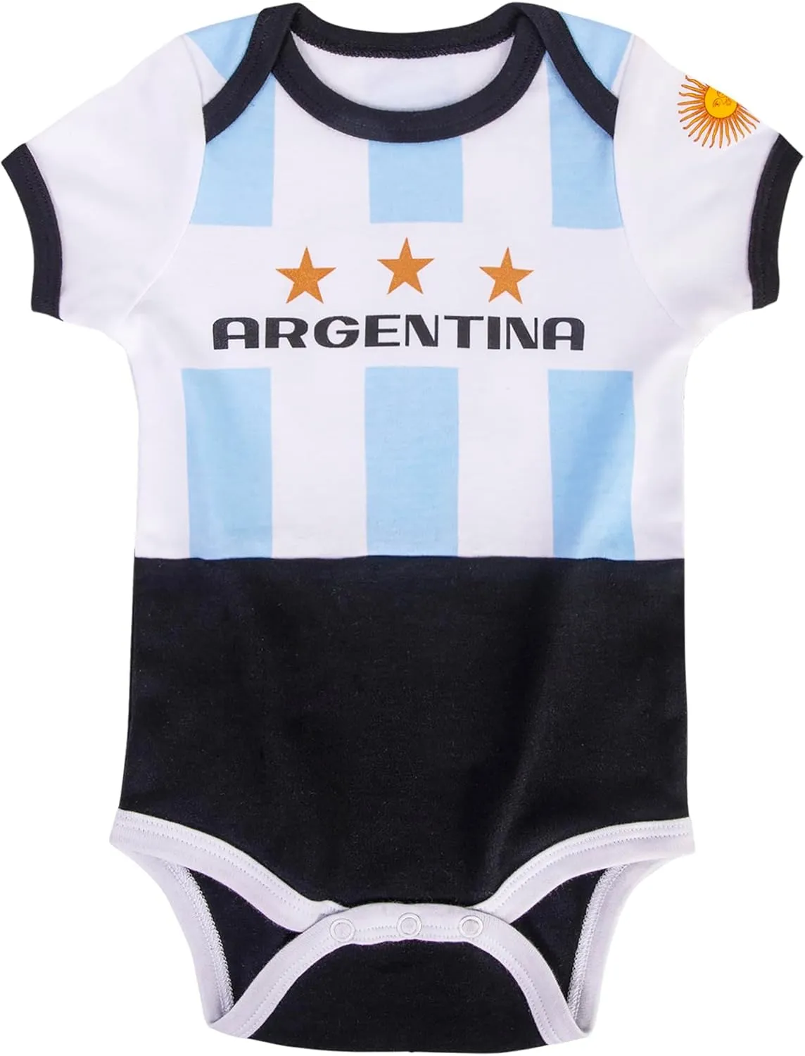 Cnins Sporty Baby Bodysuit 0-24M, Soccer-Themed Infant Onesie for Game Days, Family Matching Outfits, Party & Gift