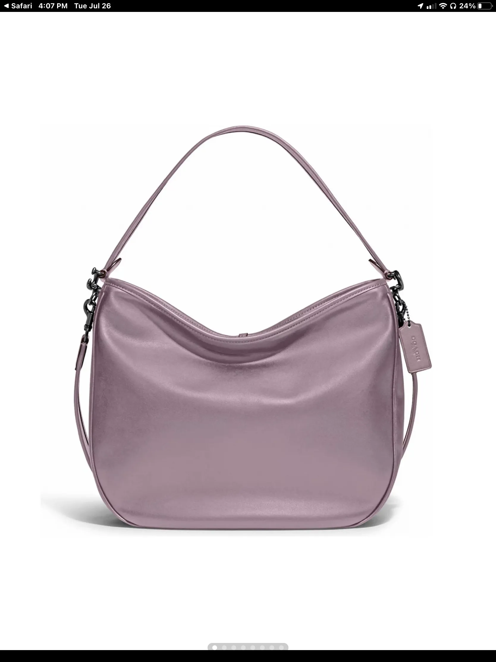 Coach Soft Calf Leather Tabby