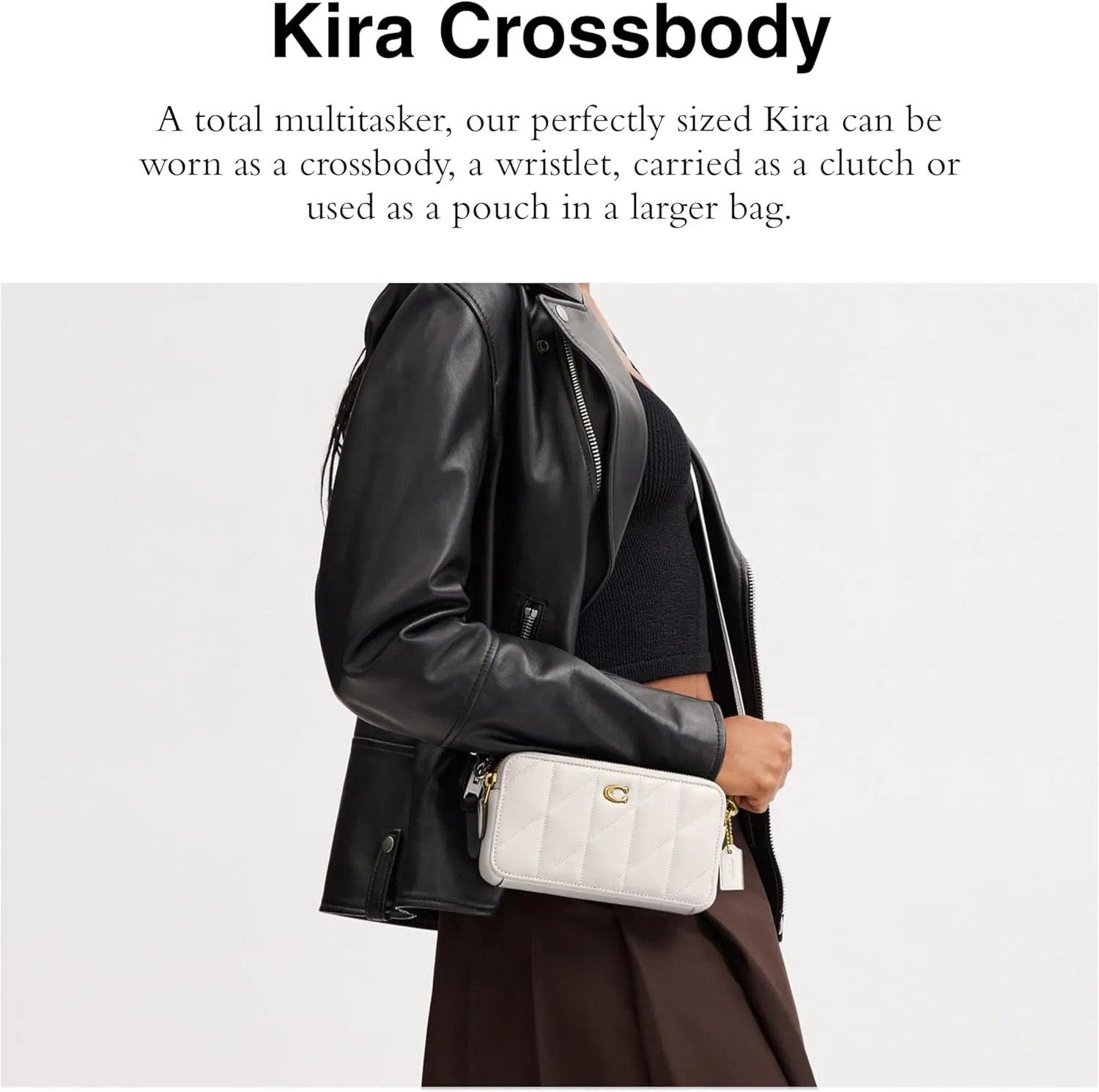 Coach Women's Quilted Pillow Leather Kira Crossbody Bag