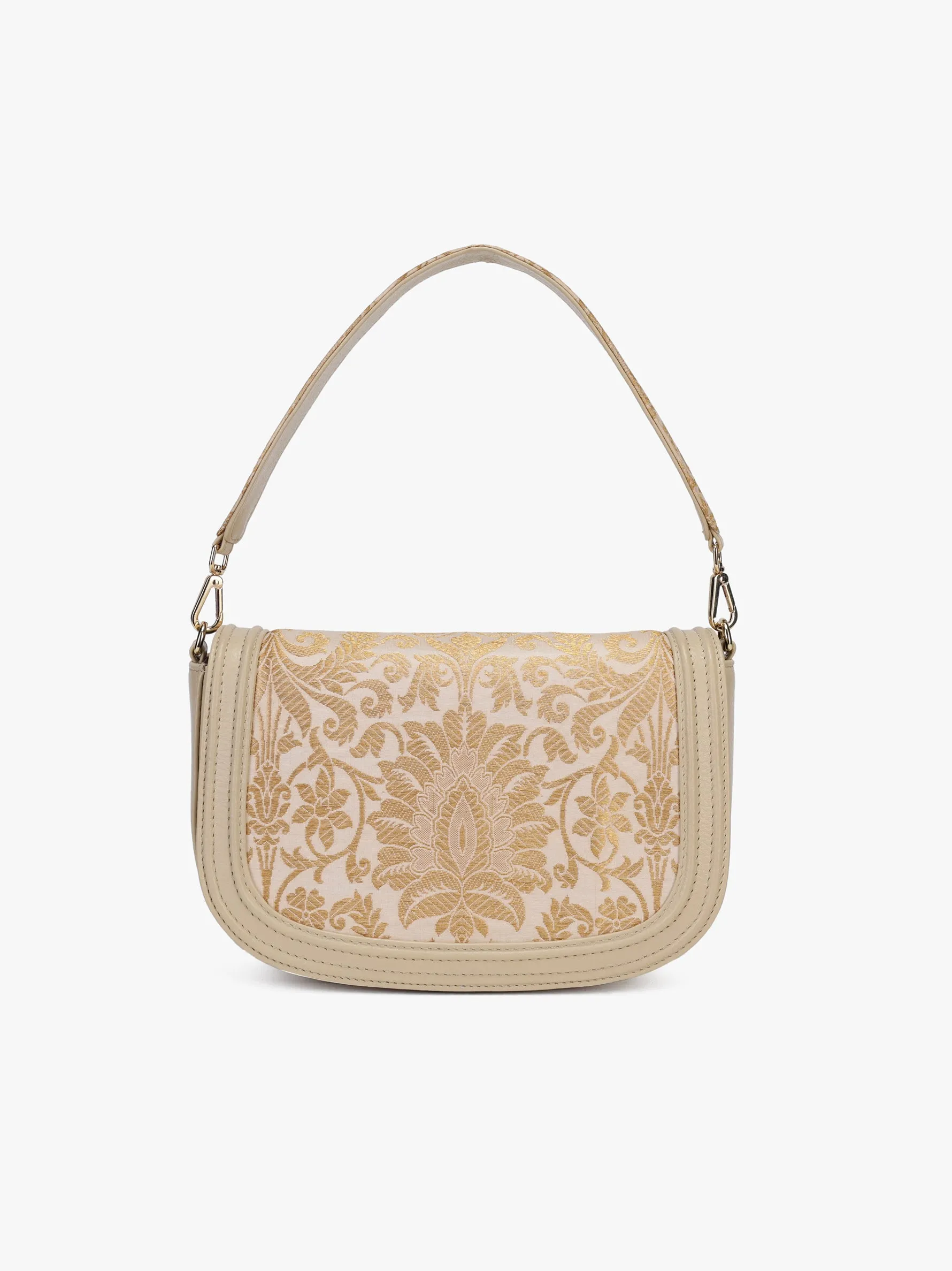 Cocktail Clutch (Ivory Brocade)