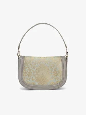 Cocktail Clutch (Misty Mint Brocade)