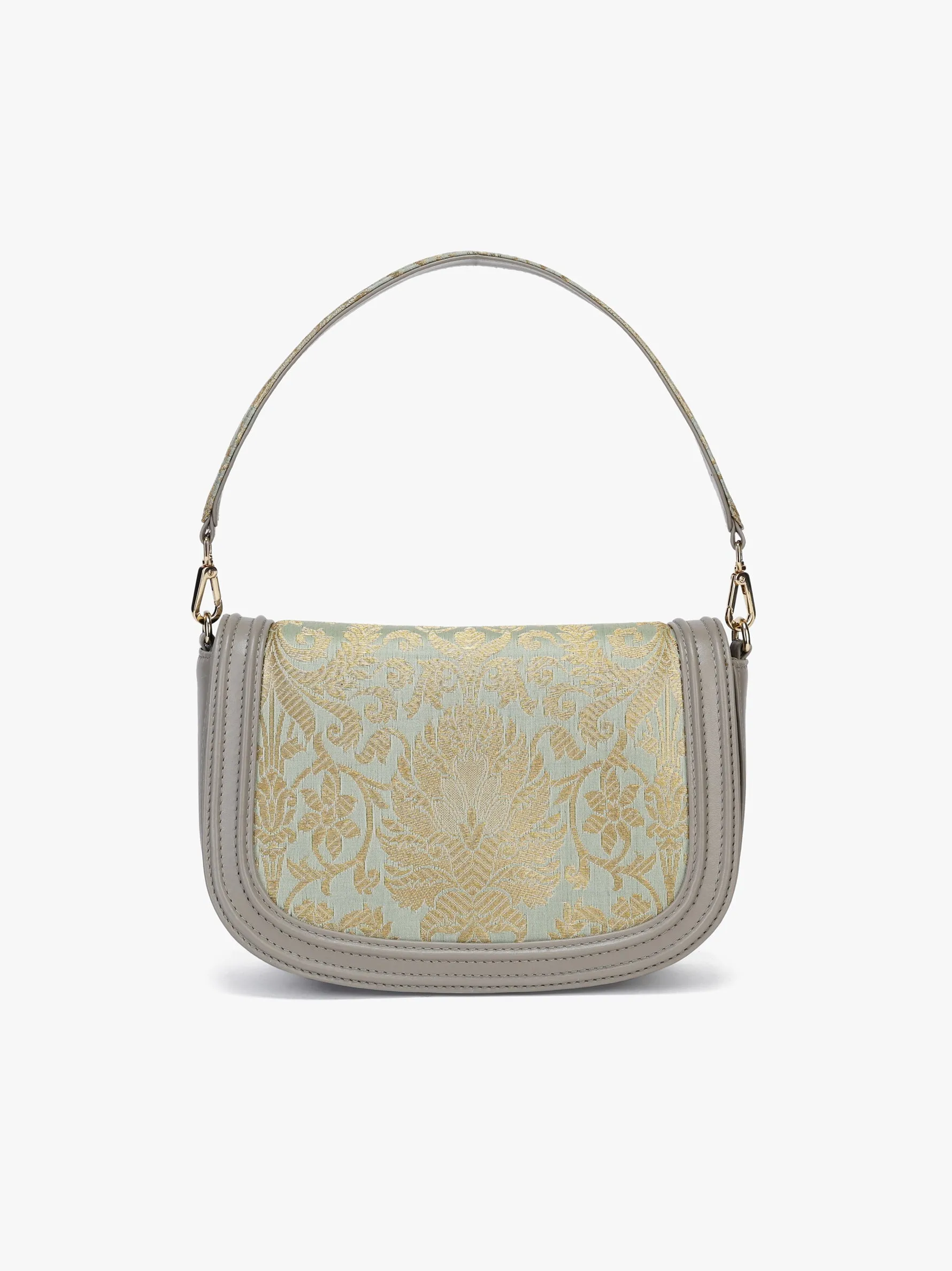 Cocktail Clutch (Misty Mint Brocade)