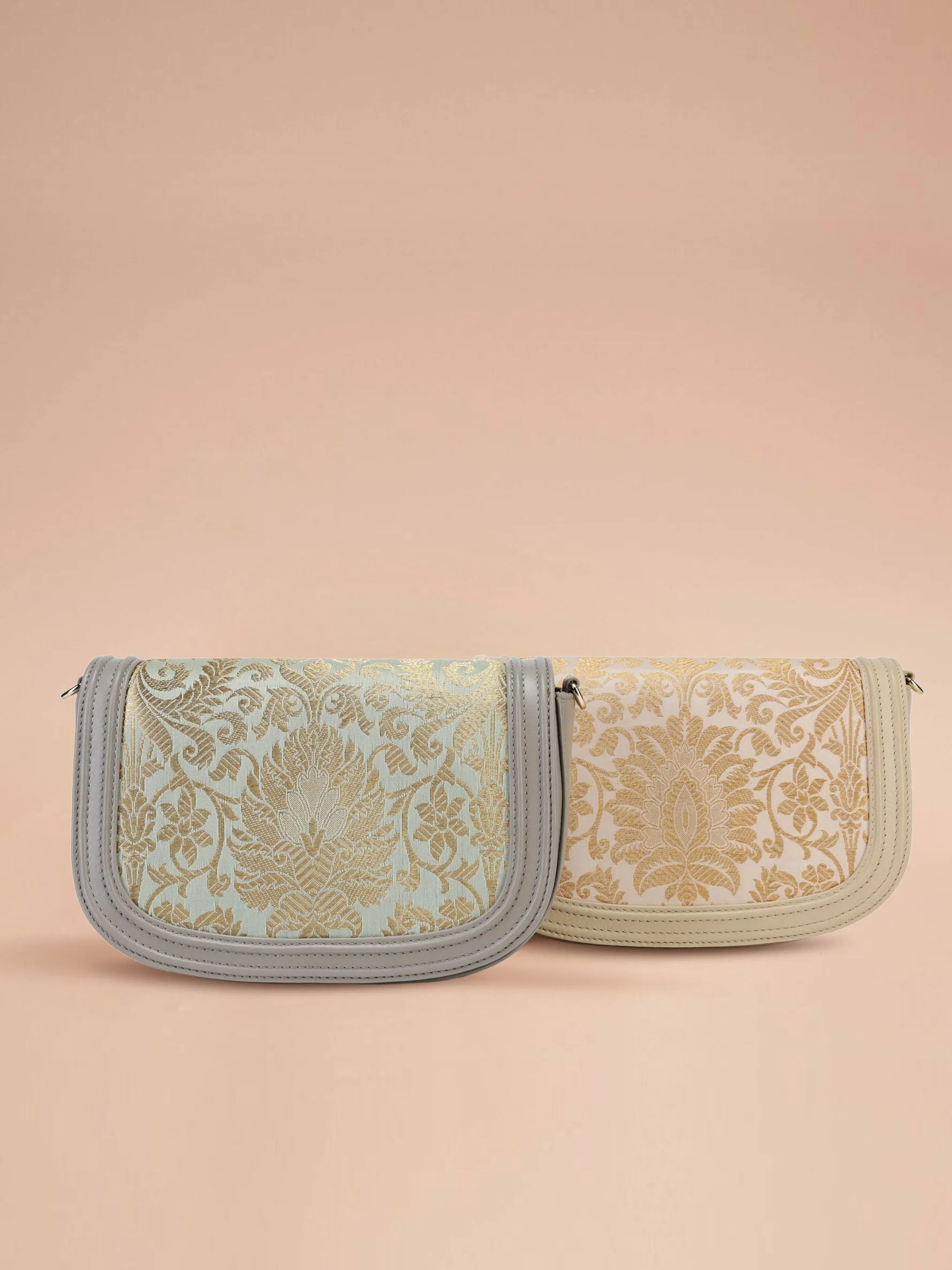 Cocktail Clutch (Misty Mint Brocade)