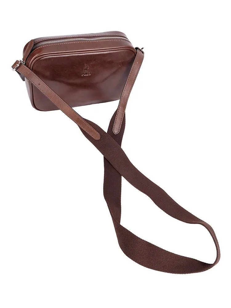 Colorado Leather Camera Bag - Brown