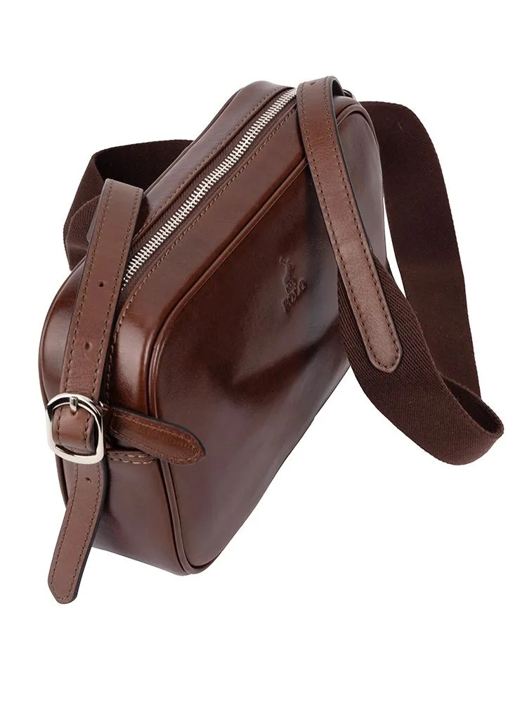 Colorado Leather Camera Bag - Brown