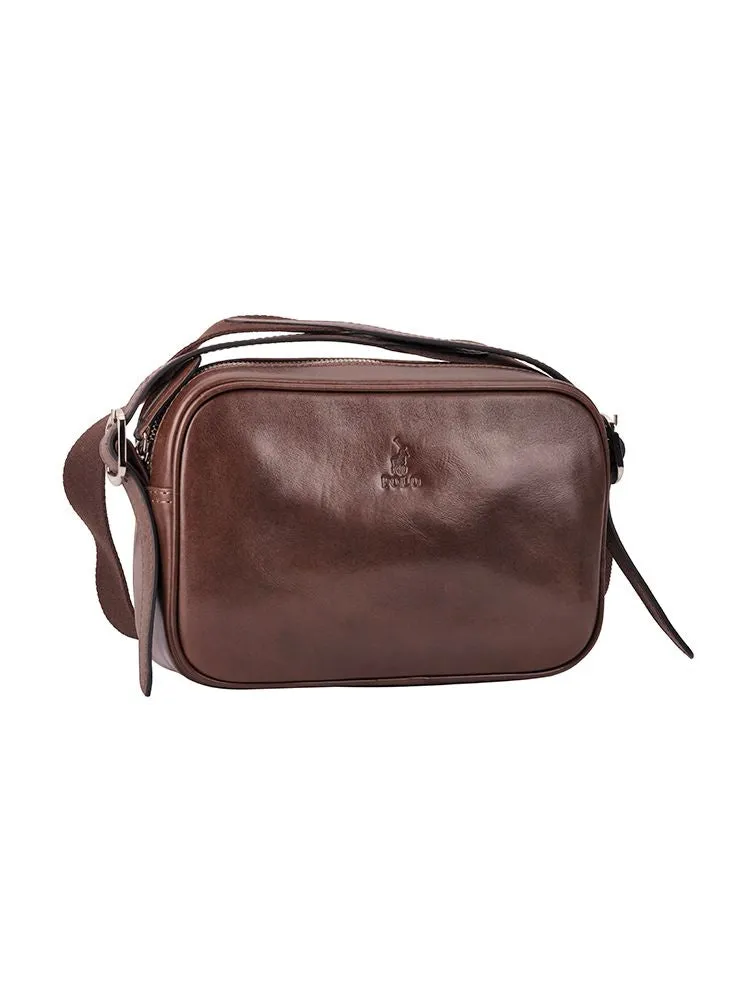 Colorado Leather Camera Bag - Brown