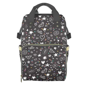 Colorful Conversation Customizable Diaper Bag