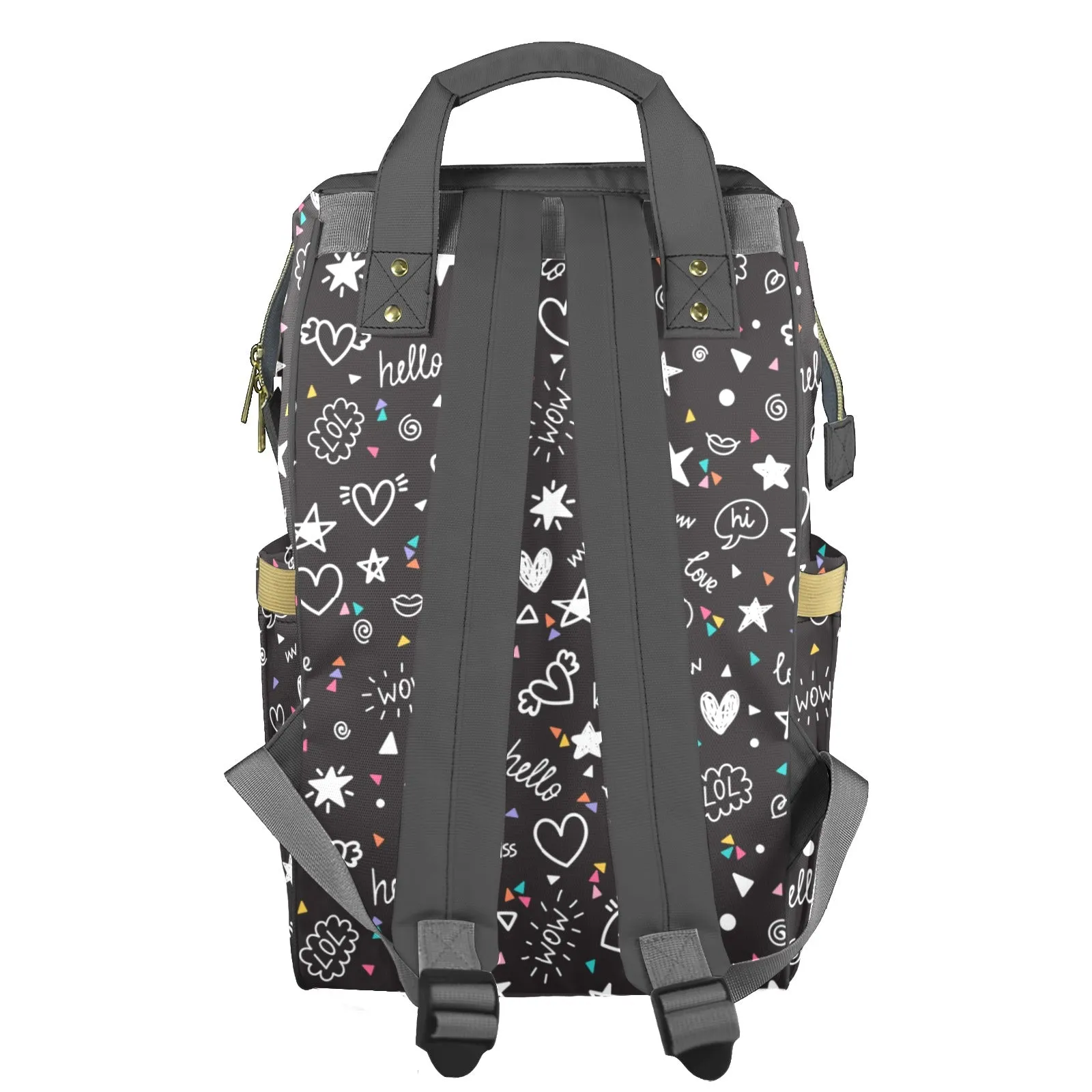 Colorful Conversation Customizable Diaper Bag