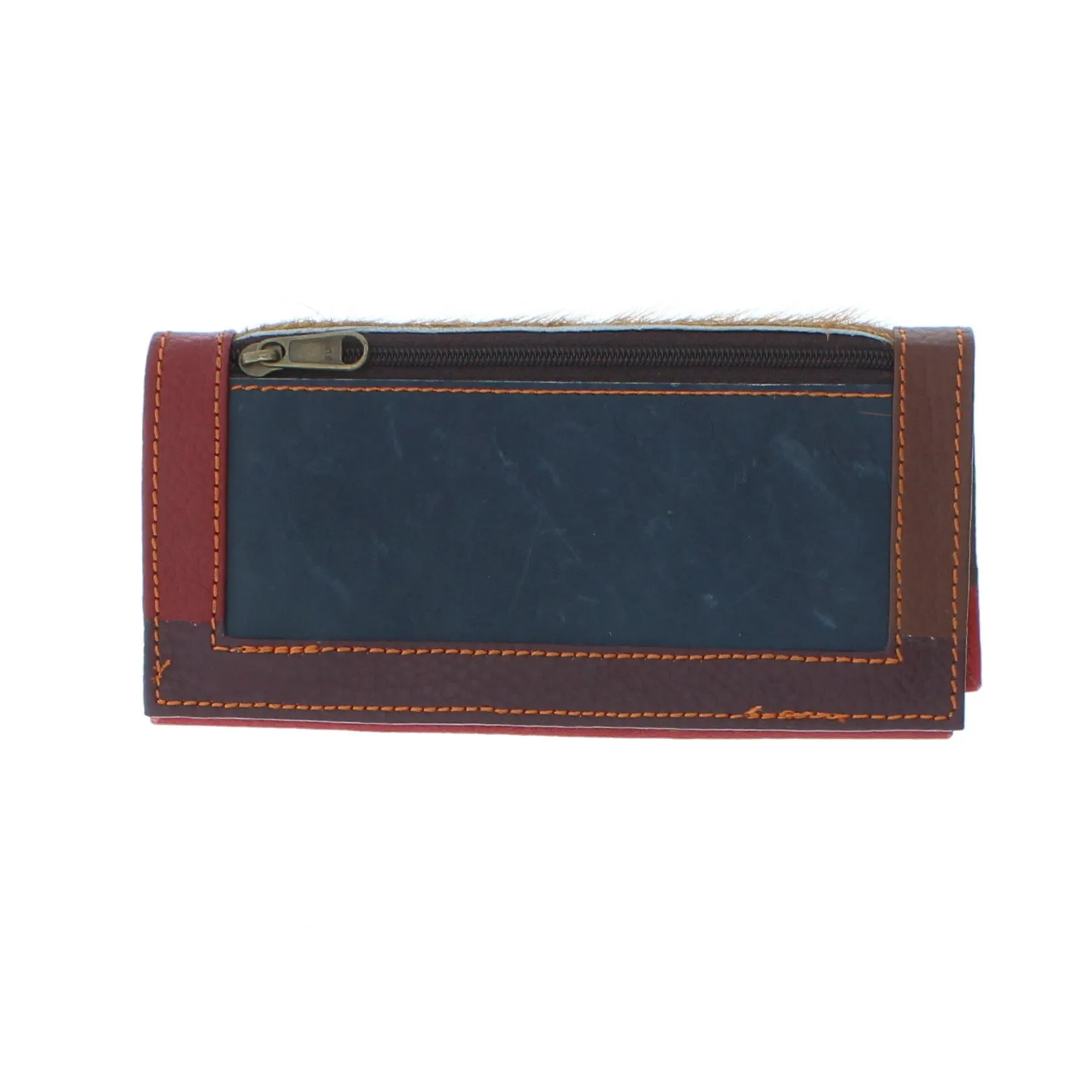 Colourful Animal Print Purse In Recycled Leather 108