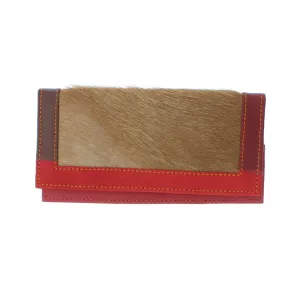 Colourful Animal Print Purse In Recycled Leather 108
