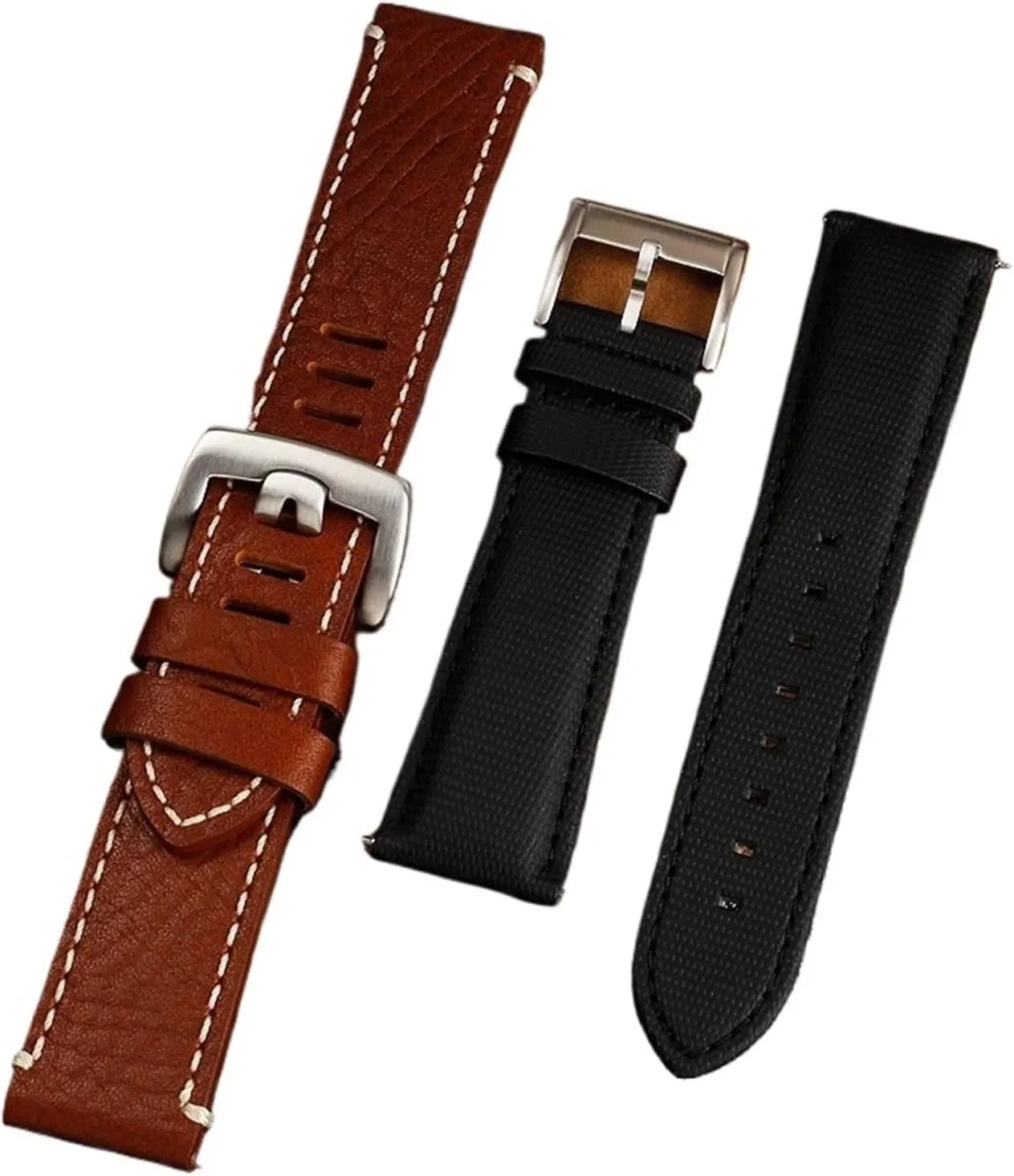 Compatible With LUMINOX 1861 1881 3051 8831 8830 Diesel Cowhide Watchband 22mm 23mm 24mm 26mm Watch Strap Watch Accessories Men's Bracelet