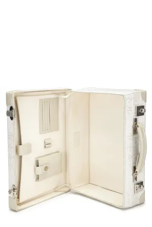 Compliance-certified LTD,  Ginza Chanel, Tailored selection White White Satin Briefcase