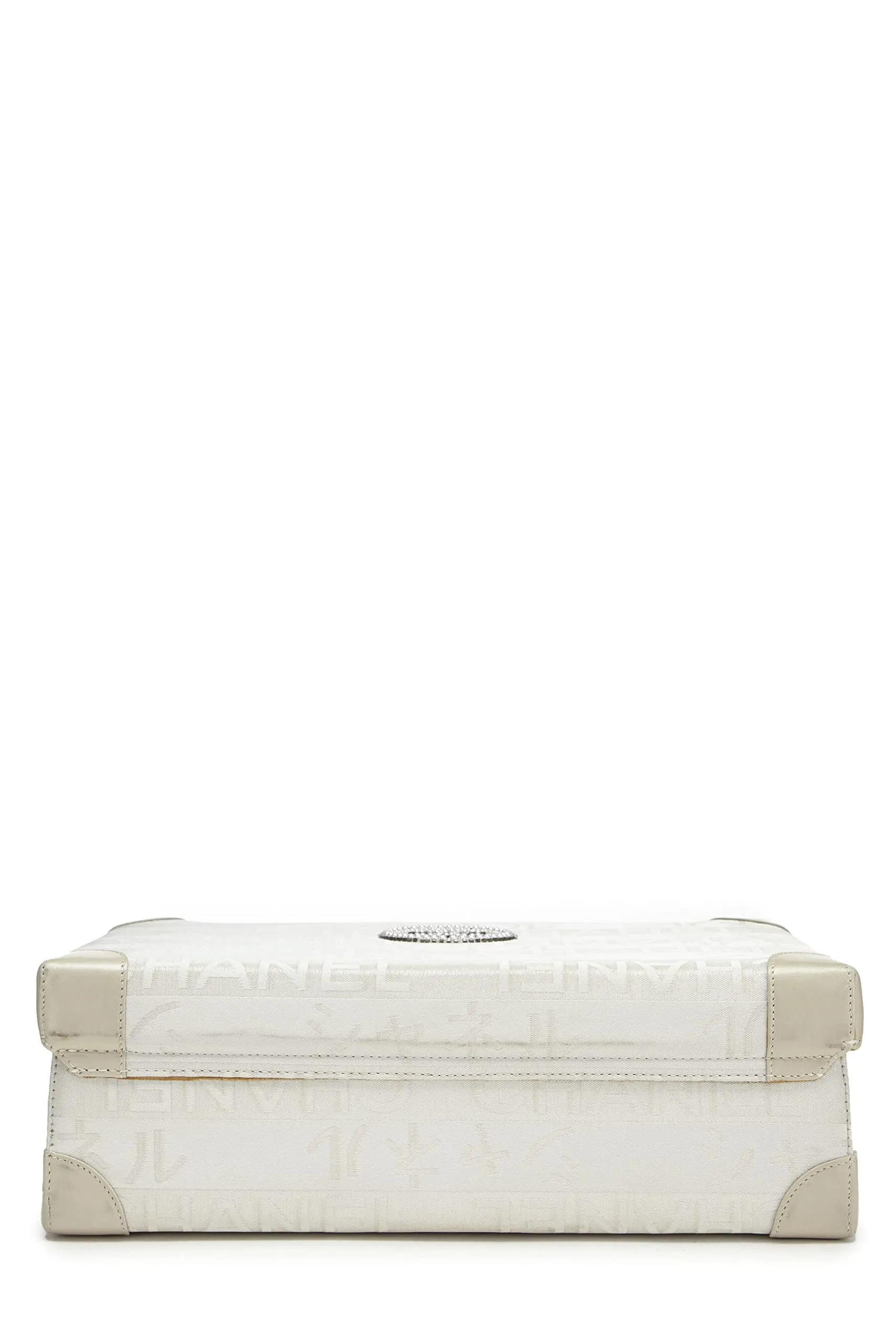 Compliance-certified LTD,  Ginza Chanel, Tailored selection White White Satin Briefcase