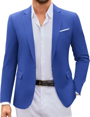 COOFANDY Mens Casual Blazer Suit Jackets One Button Sport Coats Lightweight Business Sports Jackets