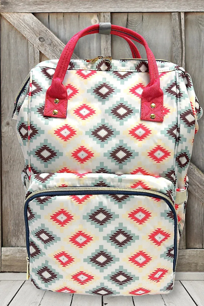 Coral Bottle Insulated Diaper Bag