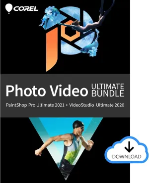 Corel Photo Video Ultimate Bundle 2021 | Powerful Photo-Editing and Movie-Making Software [PC Download][Old Version]