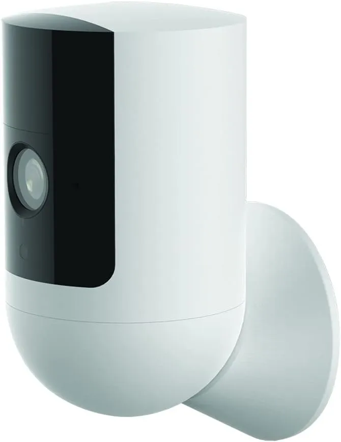 Cree Connected Max Smart Outdoor Camera, 1080P HD Smart Video Camera with Optional 24-7 Recording, Motion & Sound Detection, Weatherproof, Bluetooth   WiFi, 2.4 GHz, White, 1 Camera