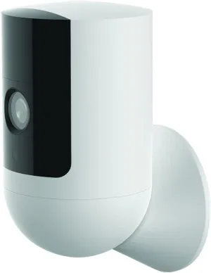 Cree Connected Max Smart Outdoor Camera, 1080P HD Smart Video Camera with Optional 24-7 Recording, Motion & Sound Detection, Weatherproof, Bluetooth   WiFi, 2.4 GHz, White, 1 Camera