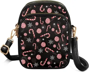 Crossbody Bag for Womens PU Leather Shoulder Purses Travel Purse Pocketbooks Multi Pocket Over the Shoulder Purses