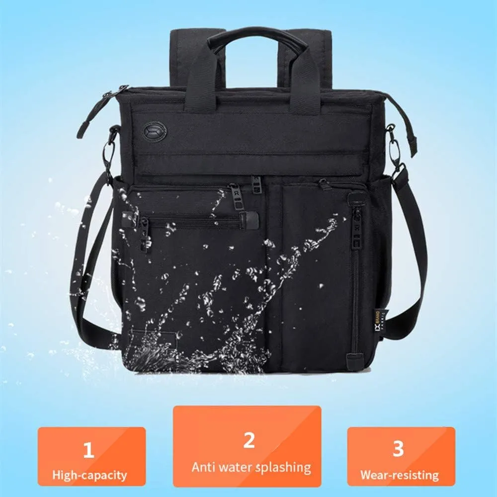 Crossbody Messenger Bag, Multifunctional Shoulder Bag, Laptop Bag for Men and Women