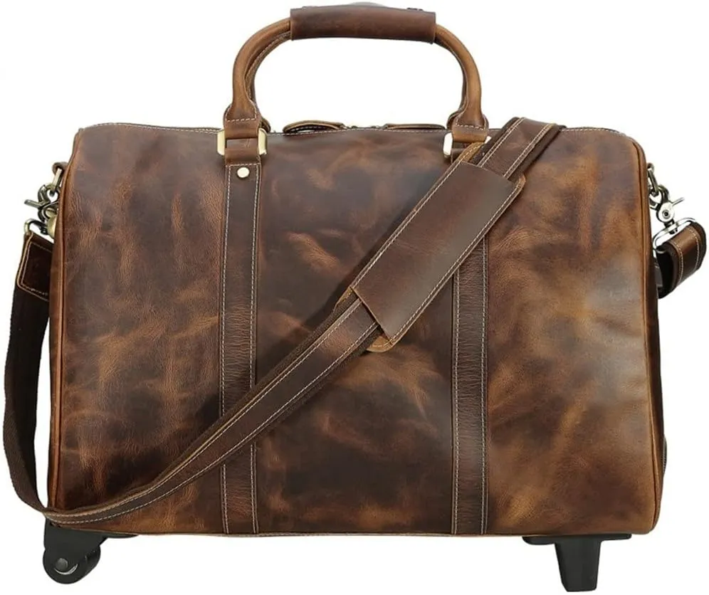 CSCDD Trolley Travel Bag Large-capacity Leisure Travel Business -shoulder Hand Luggage Bag Diagonal Span