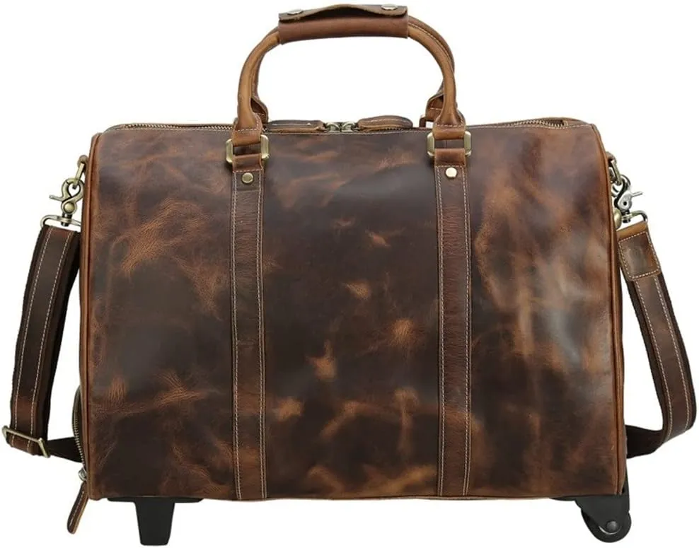 CSCDD Trolley Travel Bag Large-capacity Leisure Travel Business -shoulder Hand Luggage Bag Diagonal Span