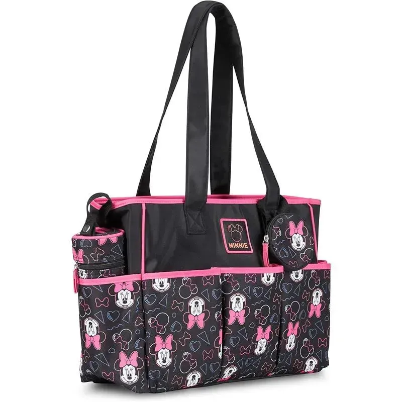 Cudlie - Minnie Multi Pc Set Toss Print Diaper Bag