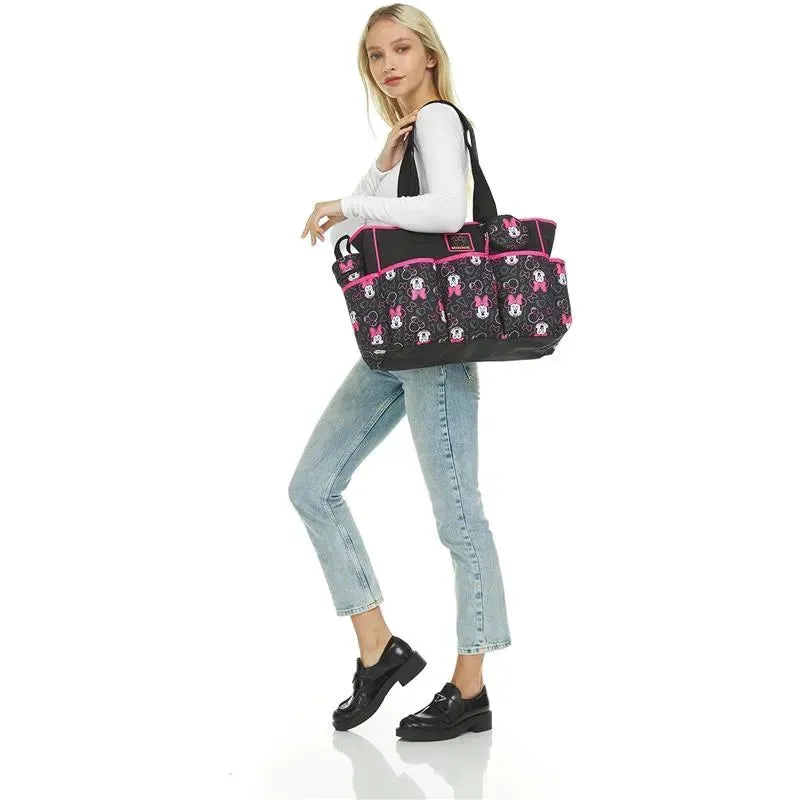 Cudlie - Minnie Multi Pc Set Toss Print Diaper Bag