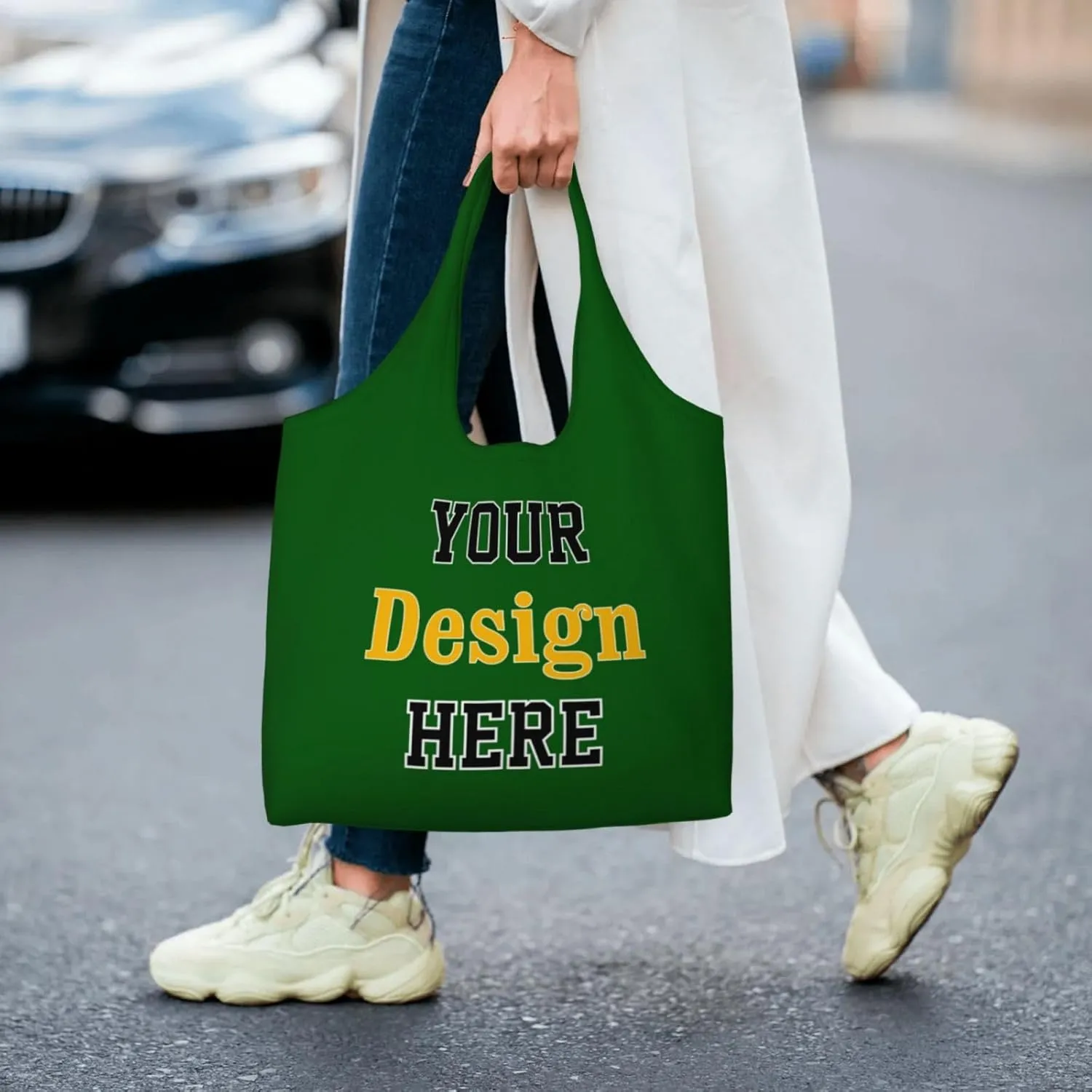 Custom Canvas Tote Bag Personalized Tote Bag For Women Men Custom Bags With Your Logo Image Text Name Customized Gifts